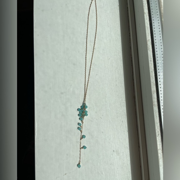 Gold & Turquoise Necklace - Picture 1 of 5
